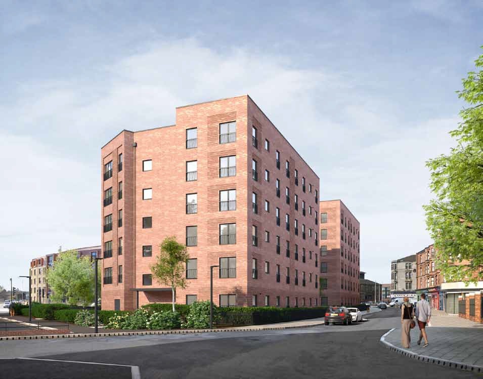 New plans lodged for Govan block of flats Scottish Housing News